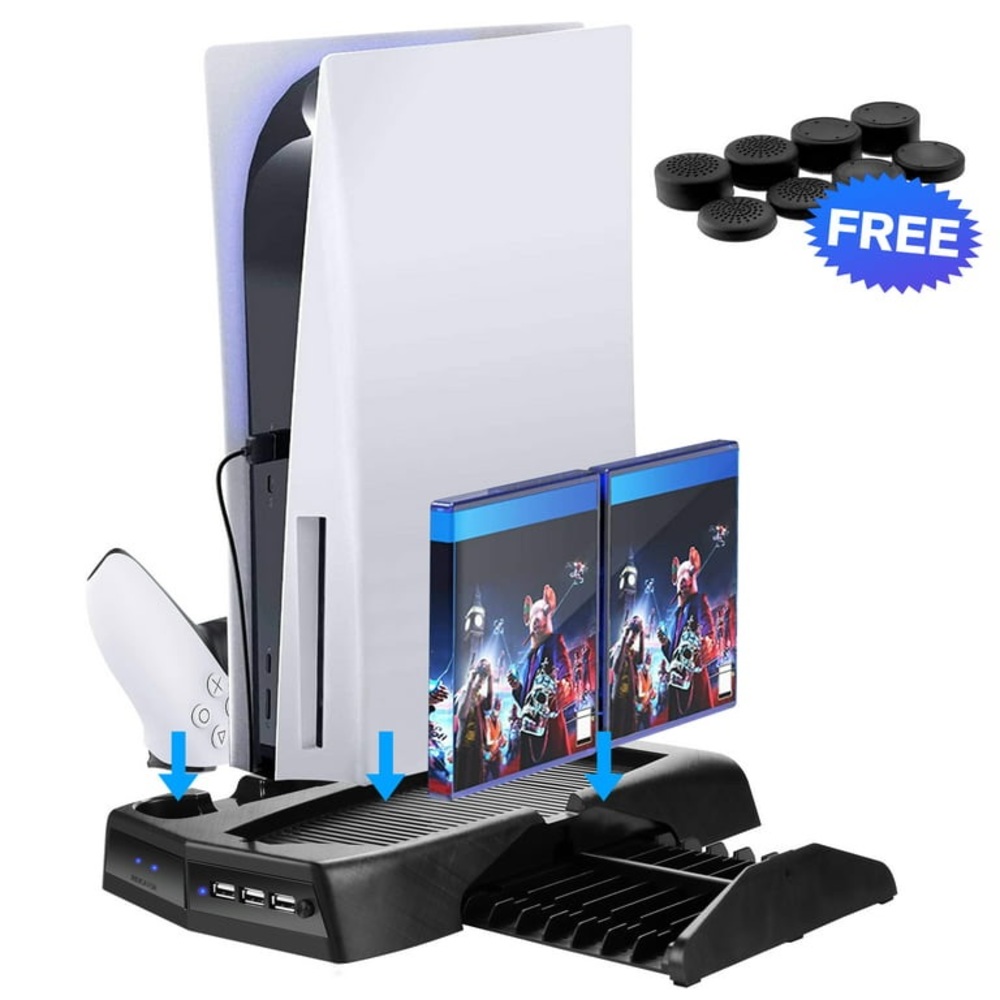 Play station 5 charging port-cooling system